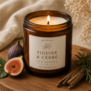 bougie figuier et cèddre